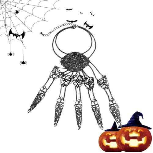 Générique Metallkloarmband, halloween justerbar vintage handkedja | universella metallsmycken för cosplay, maskerad, bärbara klo-armband för kvinnor
