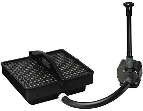 Danner Manufacturing, Inc., Pondmaster Garden Pond Filter and Pump Kit, PMK 1250, Black, 02212