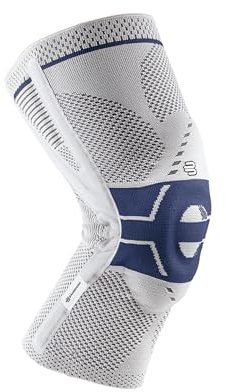Bauerfeind GenuTrain P 3 Vendaje de Rodilla, Derecho, Gris (Titán), Talla 6