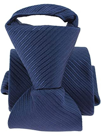 Pomme Carré. Cravate Enfant. Dandy Boy - Bleu Marine, Uni- Taille 32cm 5/8ans Marine