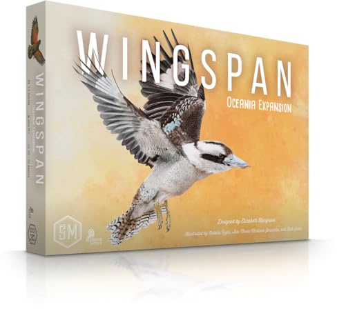 Stonemaier Games, Wingspan: Oceania Expansion, Board Game, Ages 14+, 1-5 Players, 40-70 Minute Playing Time