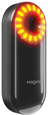 Magene L508 Fanale posteriore radar per bici, 5 modalità di illuminazione, fanale posteriore per bici ricaricabile TYPE-C, per ciclismo MTB, bicicletta, lunga durata della batteria