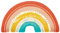 OH YEAH - Globo Foil Arcoíris - 94 x 60 cm - Decoración Baby Shower - Globos Helio - Globos Bienvenida - Globos de Cumpleaños de Helio - Globos Bautizo - Globos Arcoíris - APTO HELIO