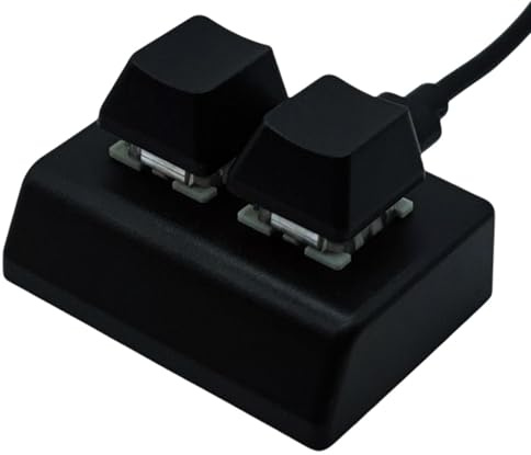 Kopiera och klistra in tangentbord - Hotswap-tangentbord med 2 tangenter, mekaniskt tangentbord med USB-kabel, Cherry Switch, höghastighetstangentbord för kopiering och klistra in, kompakt tangentbord