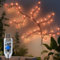 Qoosea Guirlande Lumineuse Branche de Cerisier Décoration Murale 48 LED 1.2M avec Télécommande 8 Modes d'Éclairage Minuterie Lierre Fleuri Flexible pour Chambre et Maison