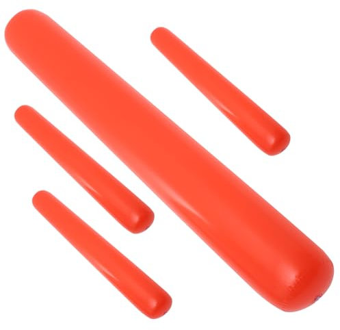 Yardwe 4pcs Inflatable Stick Toys for Sports Events Noise Makers for Cheerleading Party Favor Supplies Material