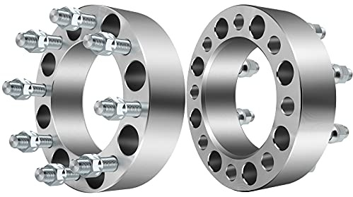 SCITOO 2X 8x6.5 to 8x6.5 Wheel Spacers 2 8 Lug fit for Ram 2500 Wheel Spacers for 3500 Dually Wheel Spacers with 9/16 Threads