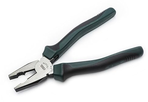 SATA ST70303AST 8-Inch Linesman Combination Pliers with Nickel-Chrome Steel Body and Anti-Slip Handles