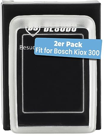 Besudo Schutzhülle passend für Bosch Kiox 300 Display(2er Pack) - Displayschutz für E-Bike Display Kiox 300 - Transparent Schutz Cover Fahrradcomputer Hülle-LA036-K-2er Pack