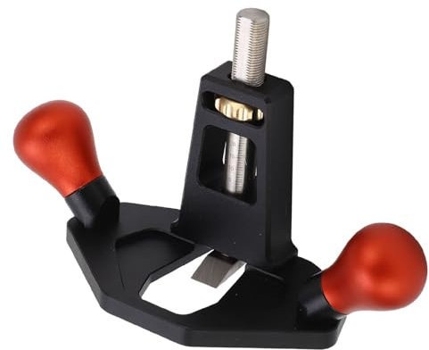 Rabot à Main pour Travail du Bois avec Lame Anodisée - Outils de Précision pour Coupe et Sculpture en Atelier de Menuiserie