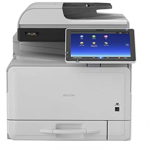 Ricoh MP C307 Multifunción WI-FI láser color A4 1200×1200 DPI Velocidad de impresión de 30 páginas por minuto Duplex Doble cara automática WiFi (Reacondicionado)