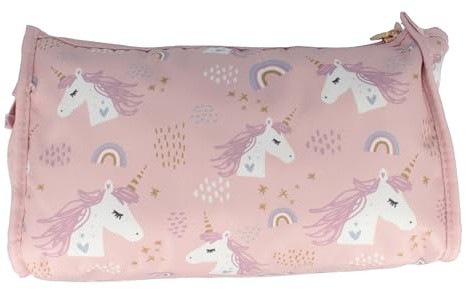 PARSA Beauty Kulturbeutel Kinder (Einhorn) – Waschtasche Kinder zur Aufbewahrung von Kosmetikartikeln