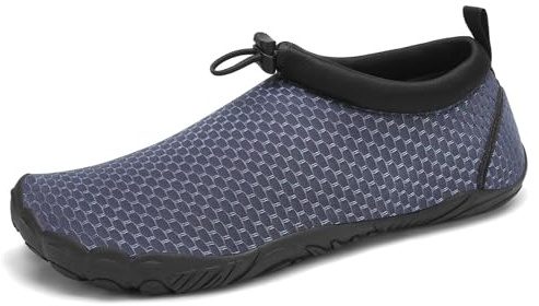 Mishansha Hombres Zapatos de Acuáticos Cómodo Mujer Minimalista Zapatillas de Surf de Playa Verano Ligeras Calzado de Snorkel 36EU Azul Playa