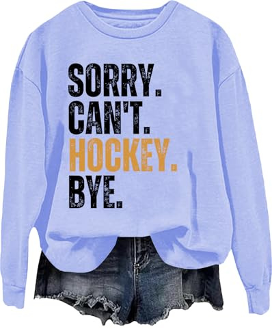 'Sorry Can't Hockey Bye'-tröja, hockeytröja, 'Sorry Can't Hockey Bye'-tröja, hockeyälskare presenttröjor