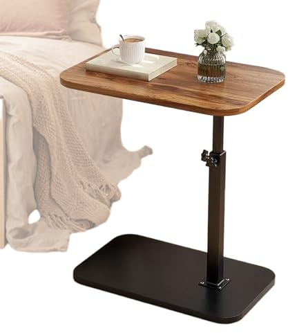 Tavolo finale a forma di C – 360° Snack – Tavolo da spuntino regolabile – Scrivania regolabile in altezza | Supporto per laptop per soggiorno, camera da letto