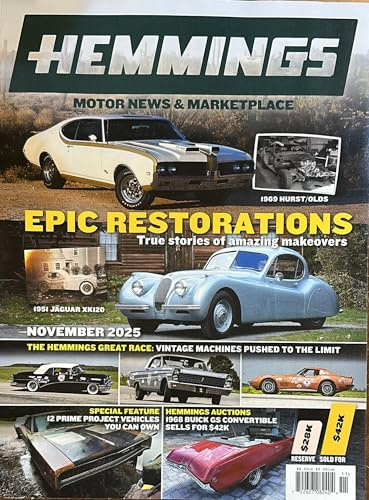 Magazine Cafe Bookmark + Hemmings Magazine November 2025 Issue