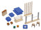 Sport-Thieme Erweiterungs-Set für Turnhallen-Modell Mini | Erweiterung mit Hallenausstattung | Optimal für den Sportunterricht | Mit praktischer Aufbewahrungsbox | Holz | 23 Miniaturgeräte
