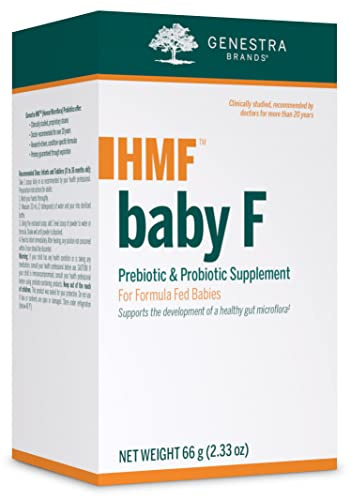Genestra Brands HMF Baby F | Probiotic Supplement for Formula Fed Babies | 2.3 Ounces