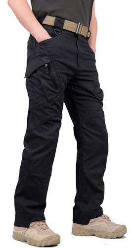 KEFITEVD Work Cargo Pants Men Outdoor Combat Tactical Trouser Multi Pockets | Casual military tactical combat cargo trousers with pockets,lightweight ripstop breathable,outdoor tactical wear