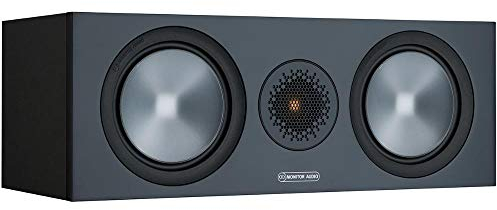Monitor Audio Bronze C150 6G | Farbe: Schwarz | Center-Lautprecher | Stück | Heimkino | 2-Wege | 8 Ohm | 120 Watt | Magnetische Abdeckung | Geschlossenes Gehäuse | Passiv