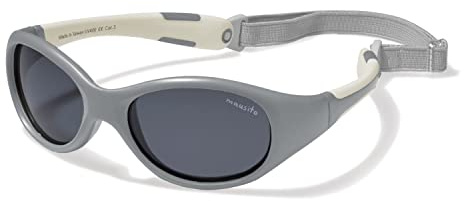 Mausito Lunettes de soleil enfant 2-4 ans garçon monture flexible & bandeau ajustable et amovible | Lunettes de soleil enfant protection 100% UV & sans BPA | Design européen, maintien parfait