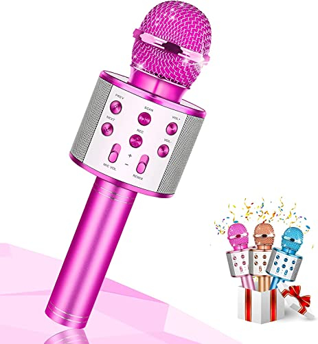 Dislocati Microfono Karaoke Giochi Bambini 3-12 Anni Regalo Donna Compleanno, Giochi Bambina 3-12 Anni Microfono per Bambina - Regali Natale Bambini 2025