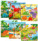 Reisespiele Kinder ab 3 Kinder Puzzle ab 3 Jahren Kinderpuzzle ab 3 Jahre Holzpuzzle Mini Dino 4 Jahre für Kinderspielzeug Puzzle ab 3 4 5 Jahre