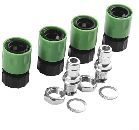 HEIBTENY Rasenmäherdeck Reinigungsset Deckwaschadapter Schnellanschlussaufsatz für Gartenwasserschläuche, Aufsitzrasenmäher Rasentrimmer, Schneefräsen