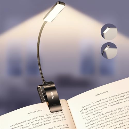 Gritin 2026 2a Gen Luce per Lettura Libri a Letto- 30 LED Spettro Completo