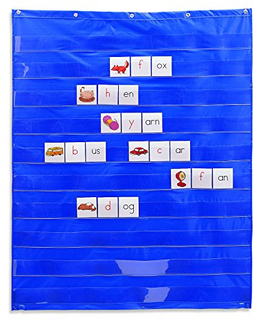 Learning Resources Tableau à Poches Mural – Organisation de Classe – Planning Visuel & Présence – Ressource Enseignant