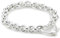 Vinani Damen Armband 925 Silber - Armband mit Herz-verschluss für Frauen aus 925 Sterling Silber - AHSL