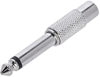 Adam Hall Connectors 4 Star A RF2 JM2 - Adaptador RCA hembra a jack mono macho de 6,3 mm