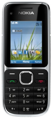 'Nokia C2 – 01 Handy – Freien (2 Display, 3.2 MP Kamera, 64 MB Kapazität) schwarz