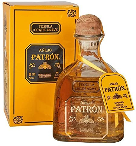 PATRON TEQUILA 100 DE AGAVE ANEJO 70 CL IN ASTUCCIO