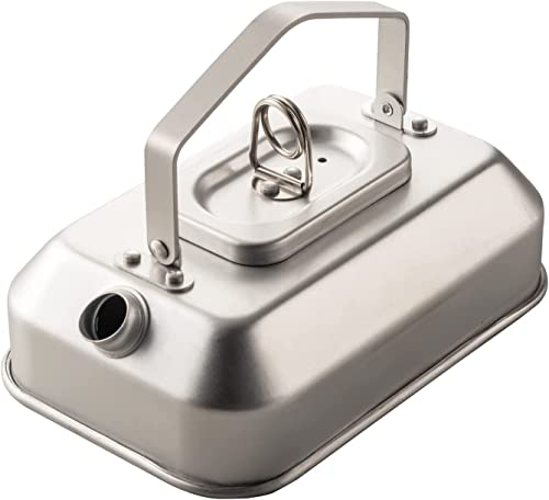 TIYASTUN 0.7L Camping Kettle Lightweight Aluminium Camp Kettle Teapot for Boiling Water Camp Coffee Tea, Fishing Kettle for Outdoor Cooking Backpacking Picnic BBQ Hiking, Silver