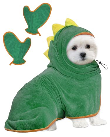 Bibykivn Dog Bathrobe, Quick-Drying Bathrobe, Dog Bathrobe