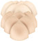 Fypxd 6 Pairs Bra Pads Inserts Push up,Removable Sports Breast Enhancers Inserts,Sew in Bra Cups for Swimsuits, Beige, C/D/E