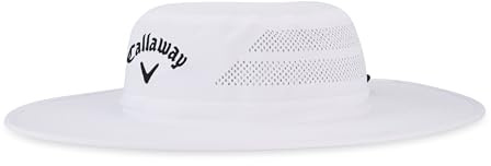 Callaway Mens Sun HAT Headwear (White/Black)