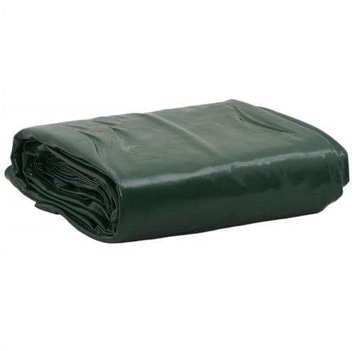 Brokky Telone Verde 5x6 m 650 g/m²-Telone Impermeabile,Telo in Tessuto e Protettivo,telone Rinforzato occhiellato per Barche,Legno,Piscina,mobili da Giardino,Auto,antistrappo