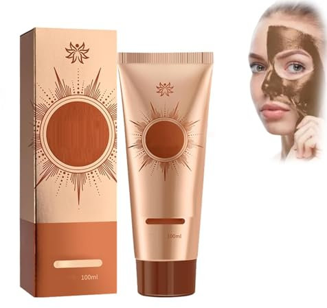 Weißende und Aufhellende Flecken Maske, 2025 Kräuterflecken Peel-Off Maske für Strahlende Haut, Peel Off Maske für strahlende Haut, Tiefenreinigung für Gesicht, Nase (1Pc)