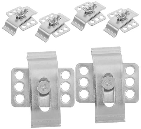 Homoyoyo 6pièces Supports De Fixation Pour Évier Plan Clips Pour Lavabos Accessoires De Pour Éviers De Salle De Bain Et Cuisine