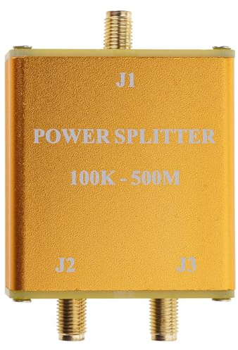 HDOYTXXM 100K-500MHz Frecuencia 2 Vías Divisor de energía Divisor Señales Cable Splitter Femenino Divisor