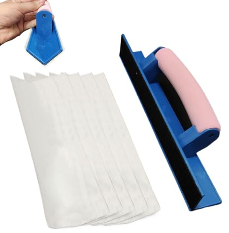 Detail Sander - Sanding Sandpaper Tool,Portable Lightweight Set with 50 Sandpaper for Beginners Work Wood Art Home Furniture Wall Repair Projects