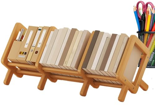 Expanderbar skrivbordshylla justerbart bokstativ multifunktionell platsbesparande nizer för hem och bibliotek 20,47-102 x 22 x 25 cm perfekt för studenter och soffbord