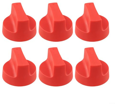 50 Mm Gas Control Knobs For Cooking Appliances Including For BBQ Grills, Flat Ovens, And Gas Stove Control Panels(Red)
