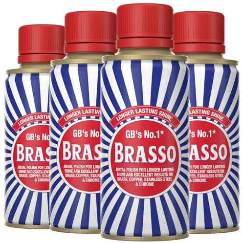 175 Liquid 175 ml Brass Metallpolitur (Vier Stück)