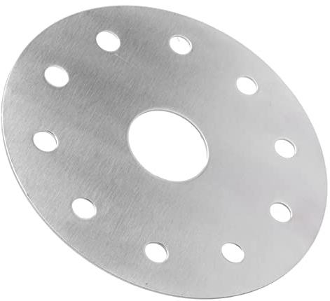 Aqur2020 Heat Conducting Plate, Heat Diffuser Stainless Steel Prevent Burning for Gas Stove for Glass Cooktop for Magnetic Cookware(12.3CM in Diameter)