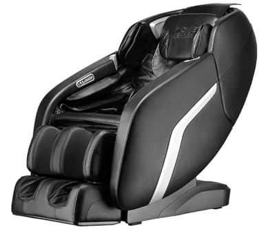 Home Deluxe - Massagesessel Dunes Schwarz - inkl. Zero Gravity Funktion, Bluetooth und Heizung I Massagestuhl Relaxsessel mit Wärmefunktion
