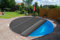 SafeDeluxe Runde Poolplane SafeDeluxe Poolabdeckung Stangenabdeckung aus LKW Plane ohne Stangen (Durchmesser der Plane = 500cm, Anthrazit RAL7016)