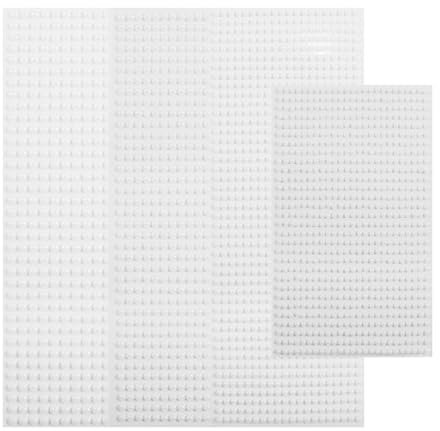 AOEVUIR 2800 Pcs Autocollants de Perles Auto-Adhésifs Semi-Circulaires pour Le Maquillage Du Visage, Nail Art Décoration DIY
